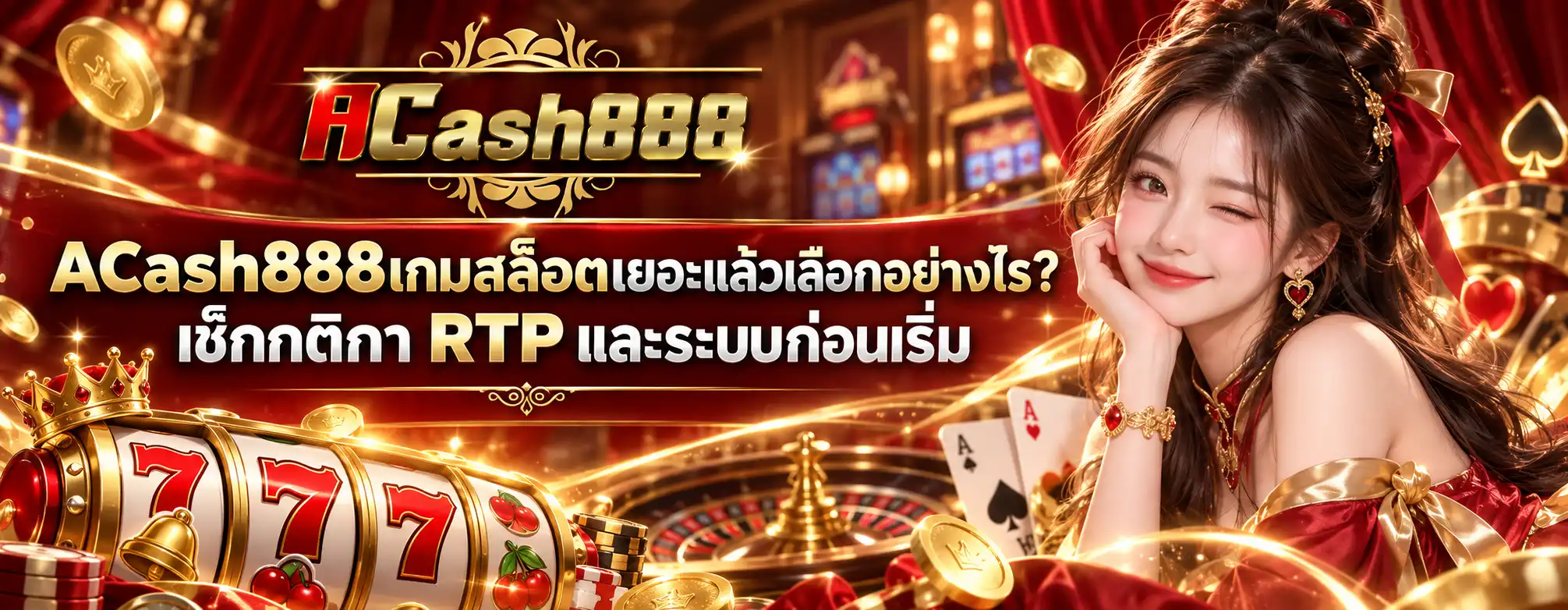 ACash888 เกมสล็อตเยอะแล้วเลือกอย่างไร? เช็กกติกา RTP และระบบก่อนเริ่ม